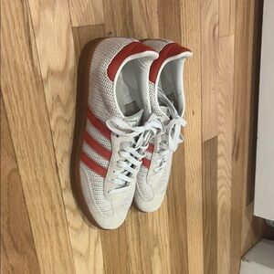 Adidas White and Red Sneakers